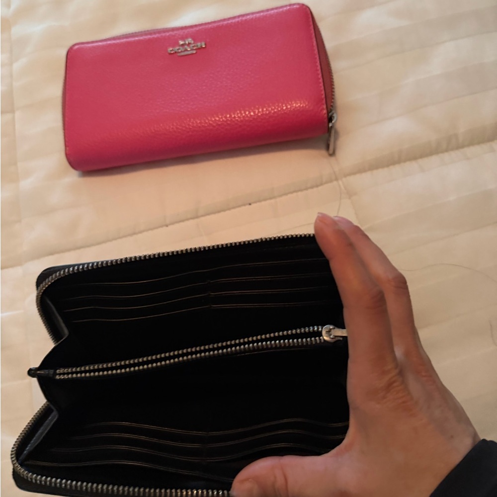 Coach Pink and Brown Wallet Duo - Picture 4 of 6